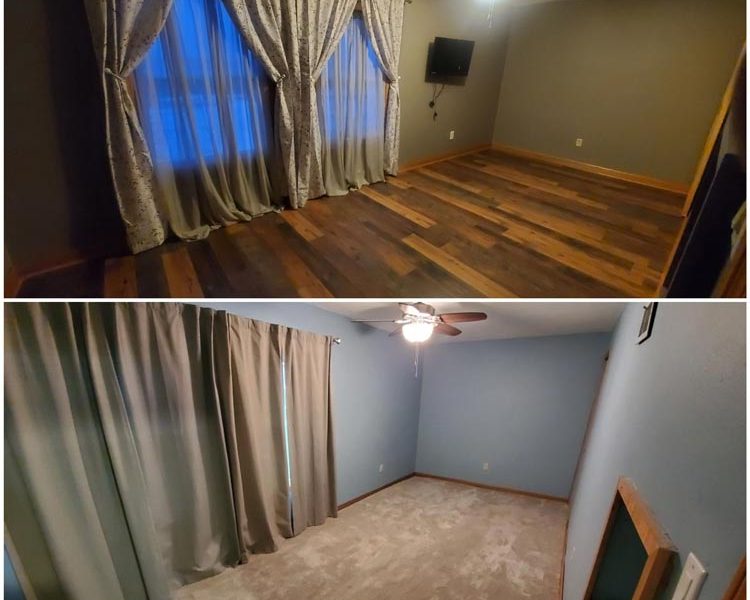 Before and After: New flooring and paint